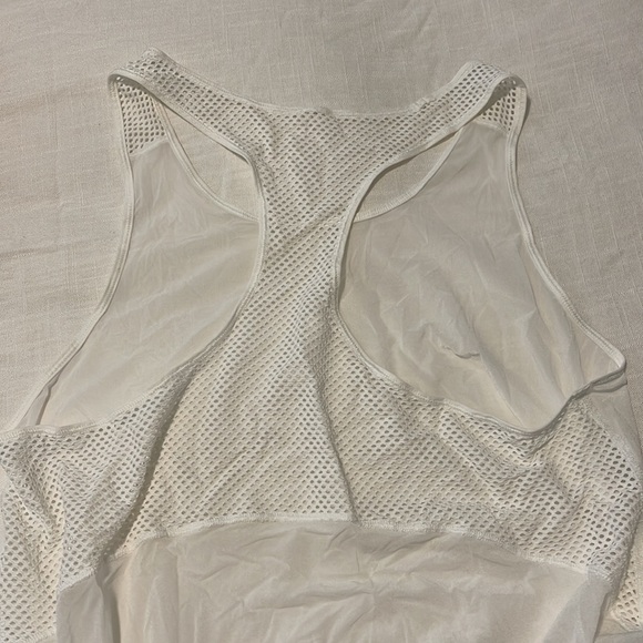 lululemon ready set go white tank size 12 - Picture 4 of 5